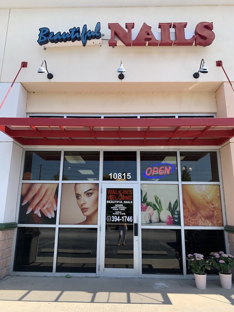 Pedicure station with nail tools nearby.